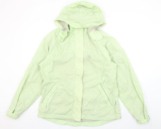 Womens UK Size 14 Icepeak Green Rain Coat