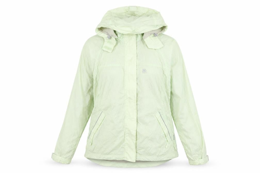 Womens UK Size 14 Icepeak Green Rain Coat