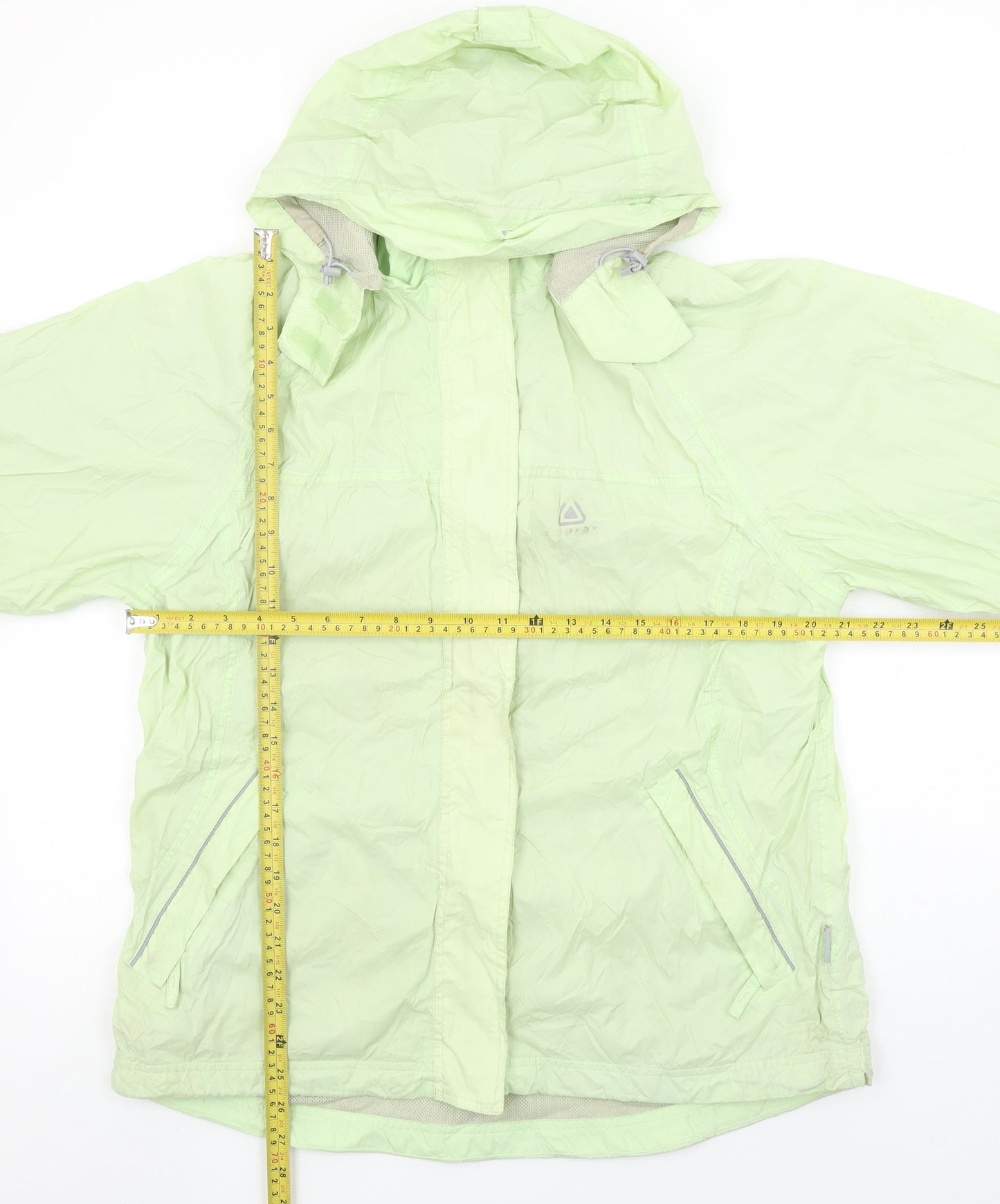 Womens UK Size 14 Icepeak Green Rain Coat