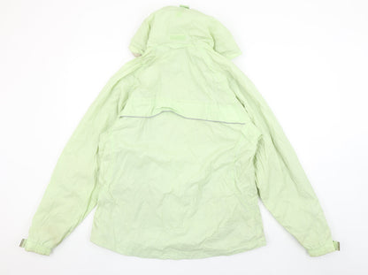 Womens UK Size 14 Icepeak Green Rain Coat