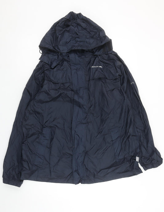Mens UK Size S Trespass Blue Rain Coat
