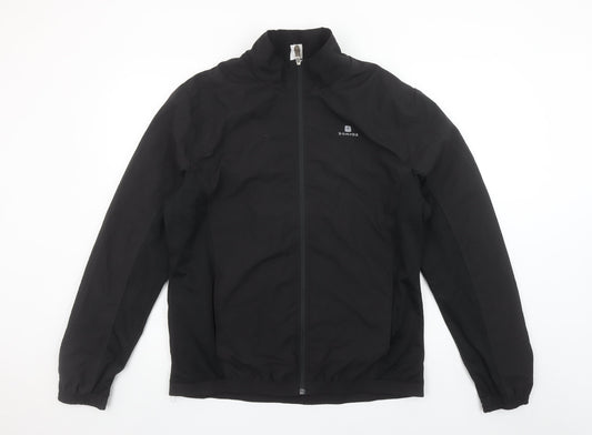 Mens UK Size L DOMYOS Black Basic Jacket