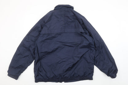 Mens UK Size M Crane Sports Blue Windbreaker Coat