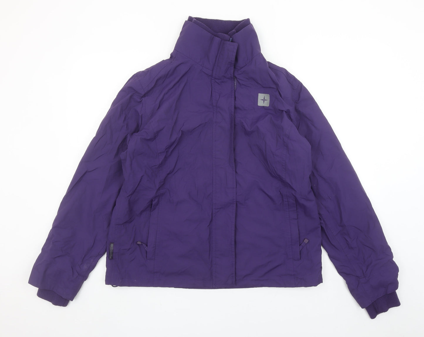 Mountain Warehouse Womens Purple Waterproof Rain Jacket Size 14