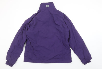 Mountain Warehouse Womens Purple Waterproof Rain Jacket Size 14