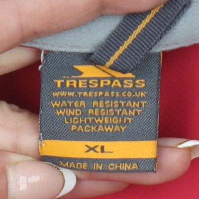 Womens UK Size XL Trespass Red Anorak Coat