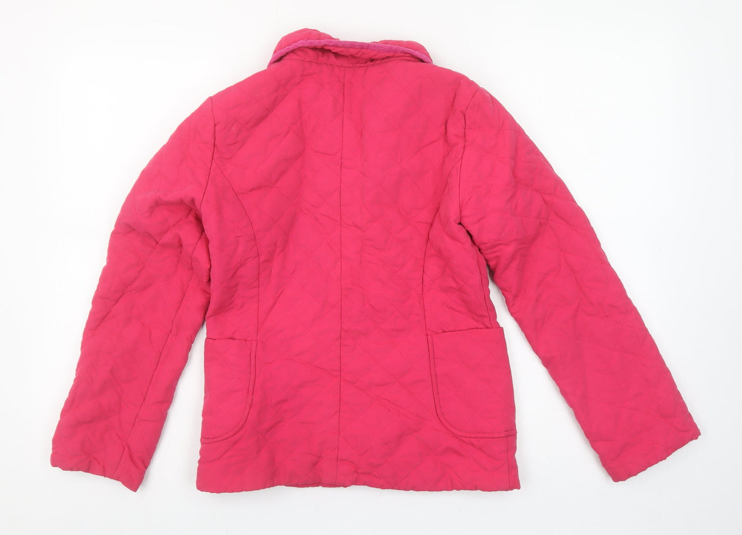 Girls UK Size 11-12 Years Freespirit Pink Quilted Coat