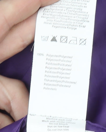 Gelert Womens Black Waterproof Hooded Rain Coat Jacket Size 12