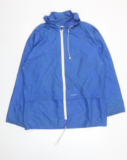 Mens UK Size S Monsoon Blue Rain Coat