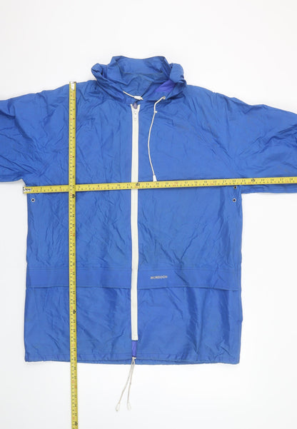 Mens UK Size S Monsoon Blue Rain Coat