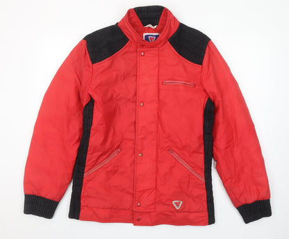Mens UK Size 40 Vango Red Bomber Jacket