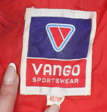 Mens UK Size 40 Vango Red Bomber Jacket