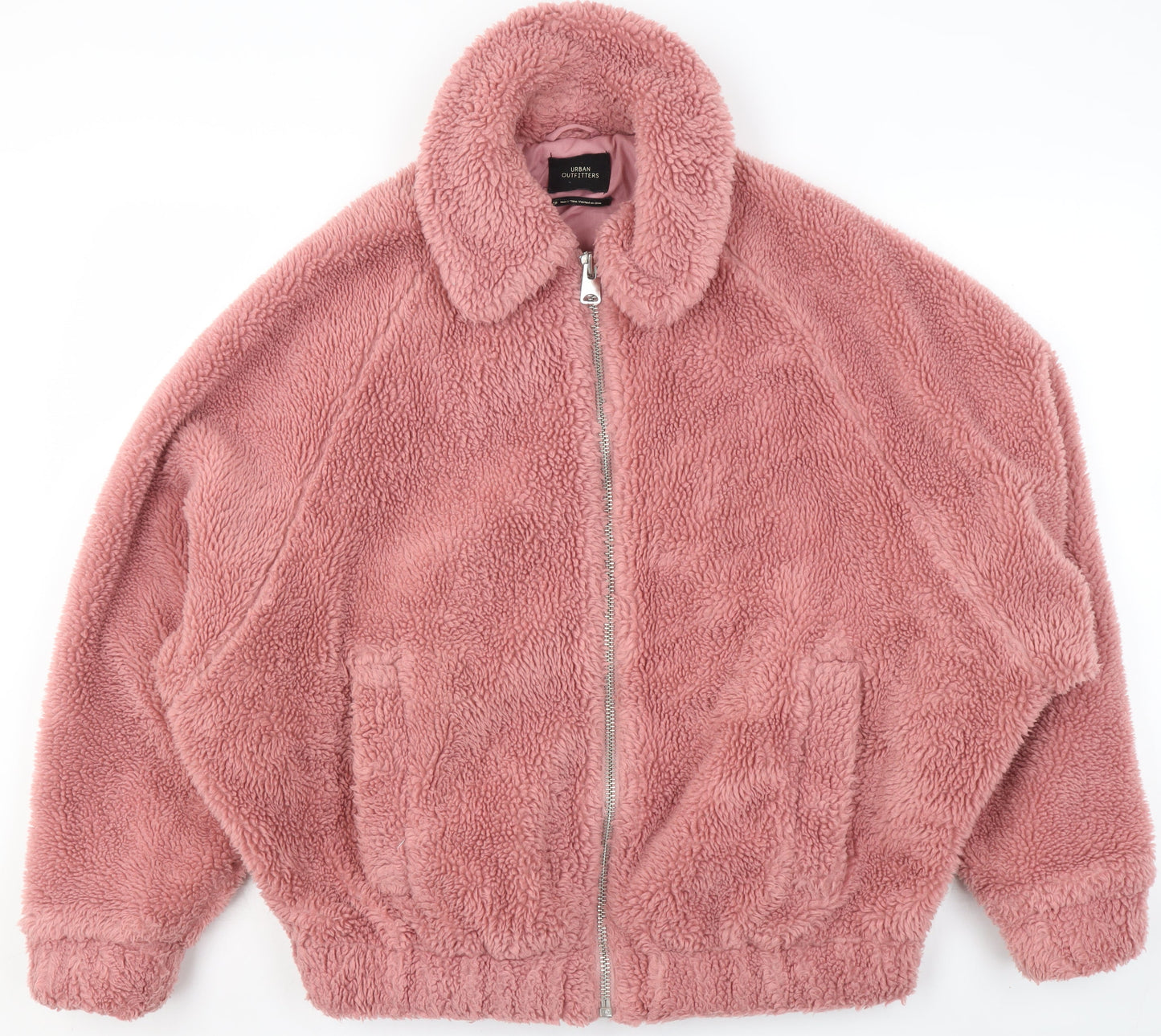 Womens UK Size XS Urban Outfitters Pink Bomber Jacket
