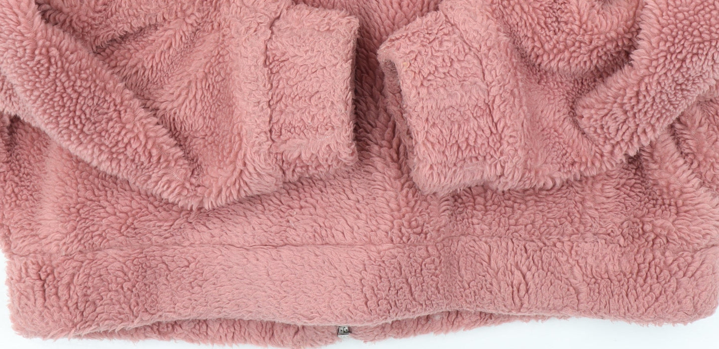 Womens UK Size XS Urban Outfitters Pink Bomber Jacket