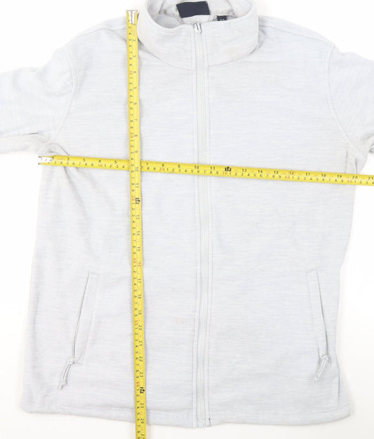 Mountain Warehouse Women's Grey Fleece Full Zip Jacket Size 16
