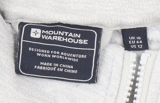 Womens UK Size 16 Mountain Warehouse Grey Basic Jacket