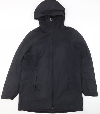 Karrimor Womens Black Long Hooded Parka Coat Size 10