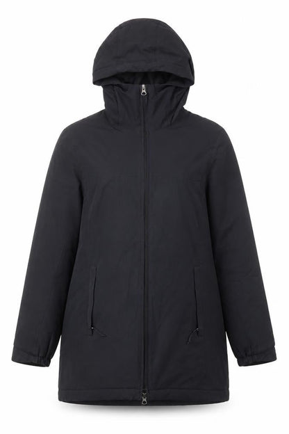 Womens UK Size 10 Karrimor Black Parka Coat