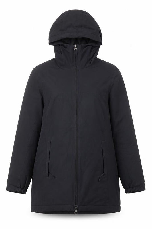 Womens UK Size 10 Karrimor Black Parka Coat