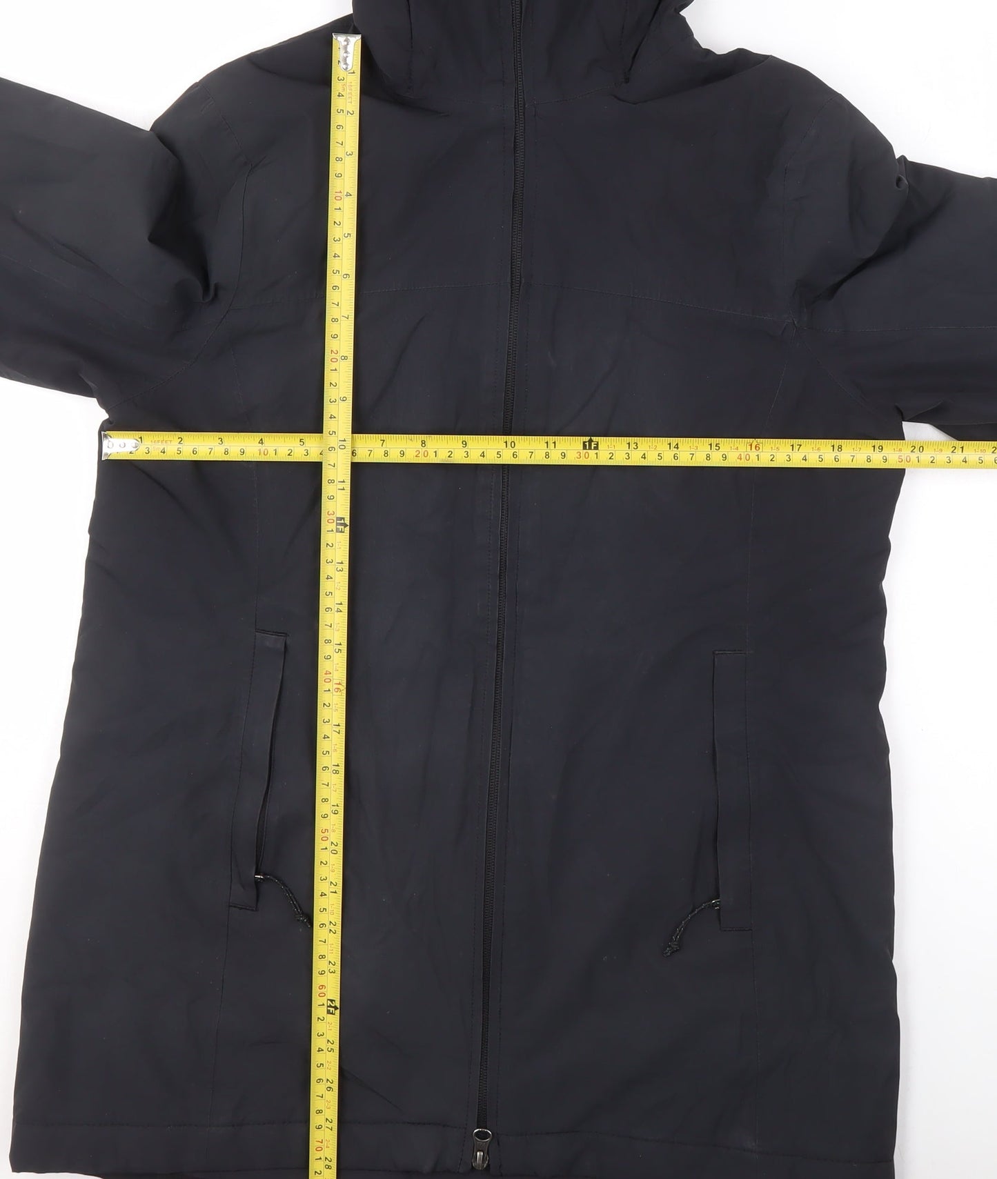 Karrimor Womens Black Long Hooded Parka Coat Size 10