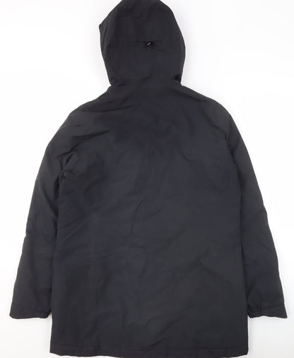 Karrimor Womens Black Long Hooded Parka Coat Size 10