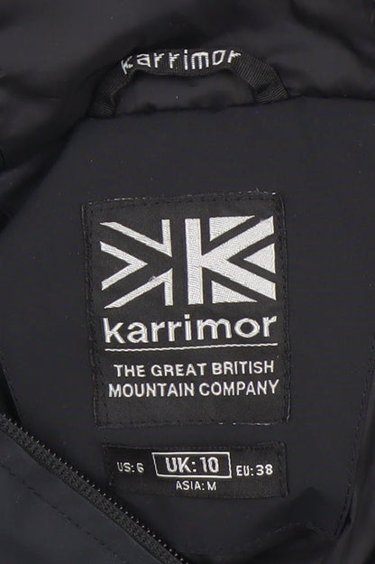 Karrimor Womens Black Long Hooded Parka Coat Size 10