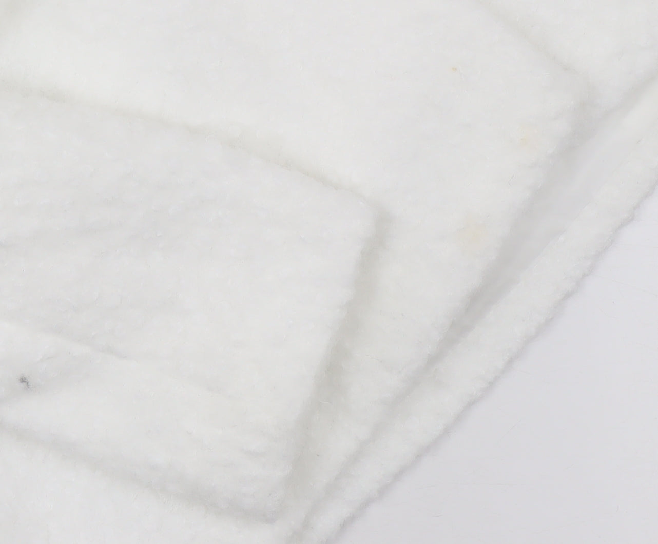 Womens UK Size 4 PRETTYLITTLETHING White Overcoat