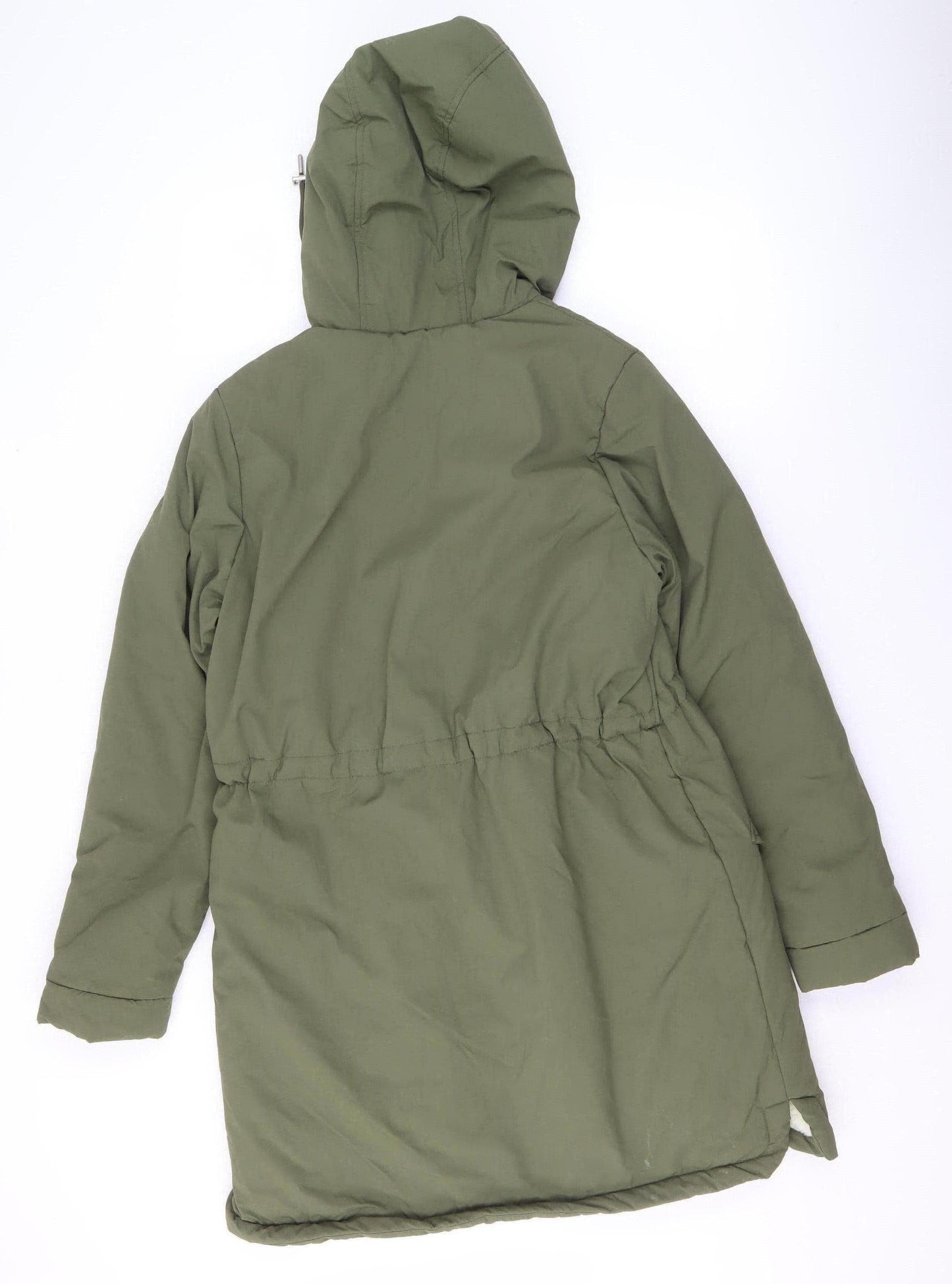 Womens UK Size 10 U.S. Polo Assn. Green Parka Coat