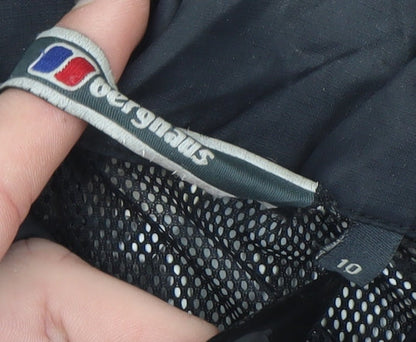 Berghaus Womens Black Waterproof Parka Jacket Size 10