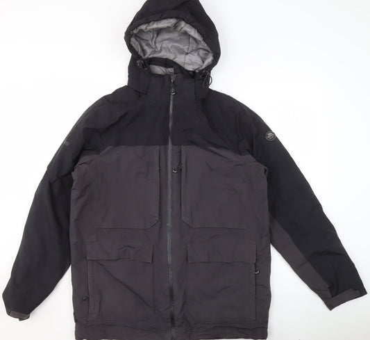 Mens UK Size S Trespass Black Parka Coat