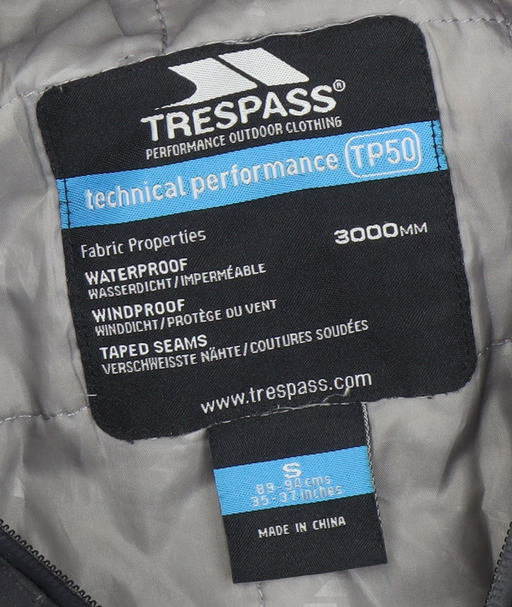 Mens UK Size S Trespass Black Parka Coat