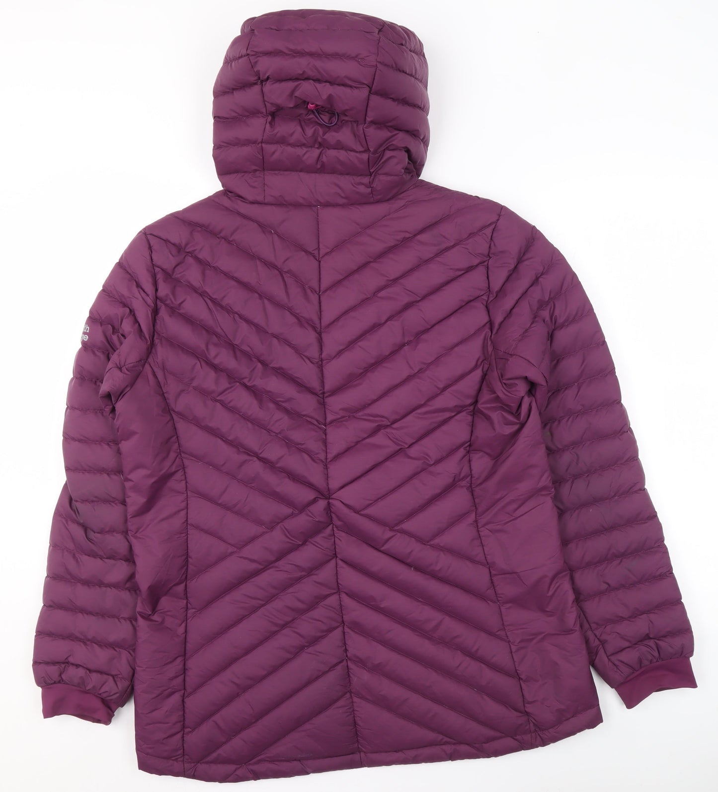 Womens UK Size 14 Mountain Ridge Purple Puffer Jacket
