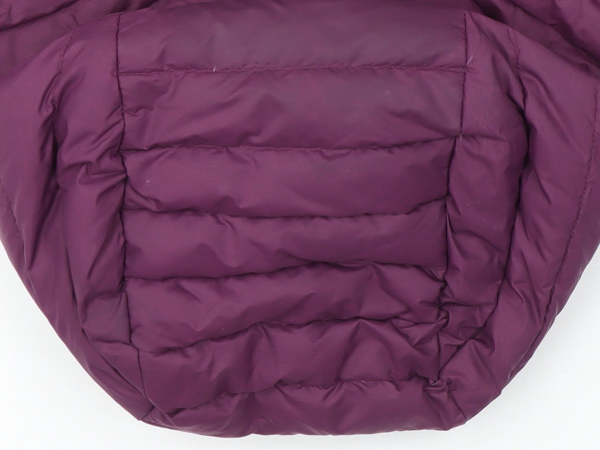 Womens UK Size 14 Mountain Ridge Purple Puffer Jacket