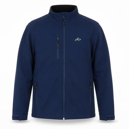 Mens UK Size M Killer Whale Blue Soft Shell
