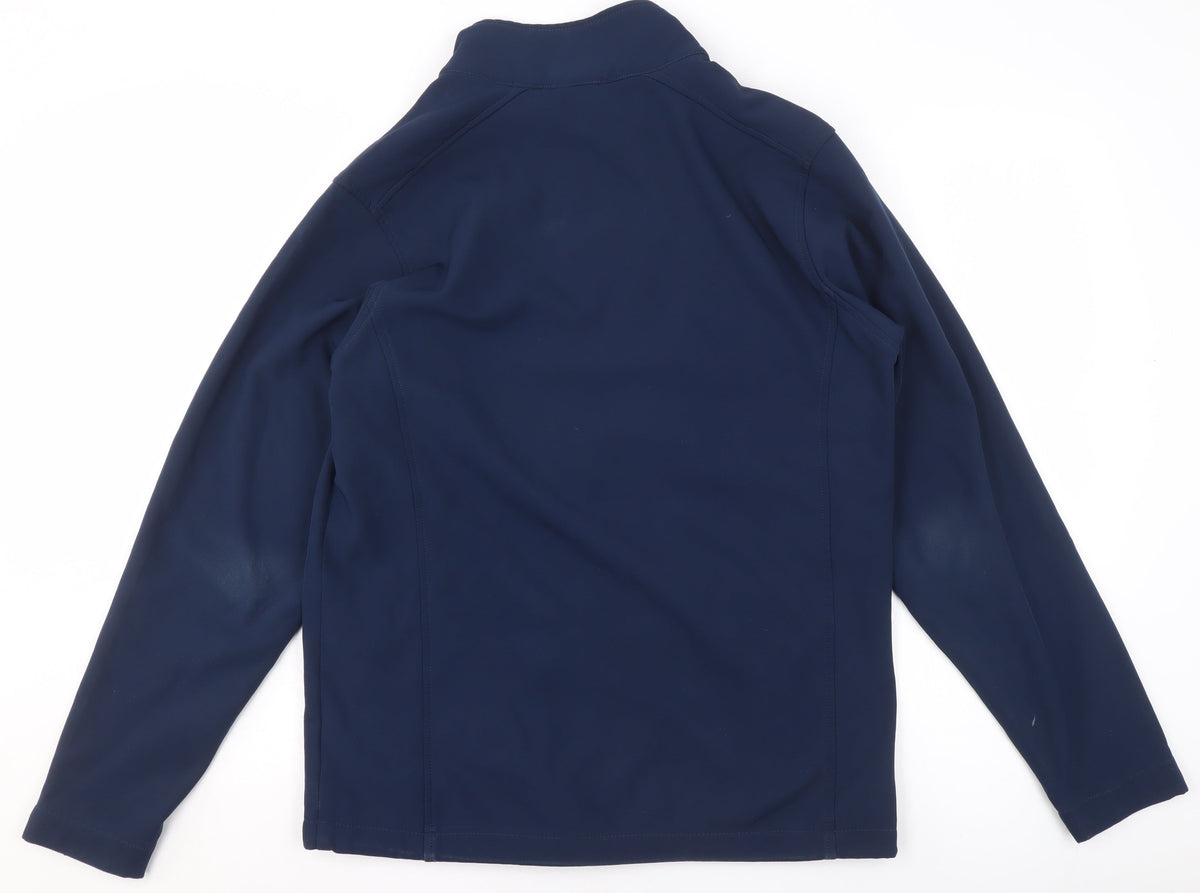 Mens UK Size M Killer Whale Blue Soft Shell
