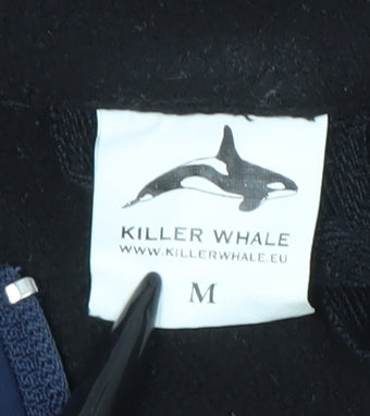 Mens UK Size M Killer Whale Blue Soft Shell