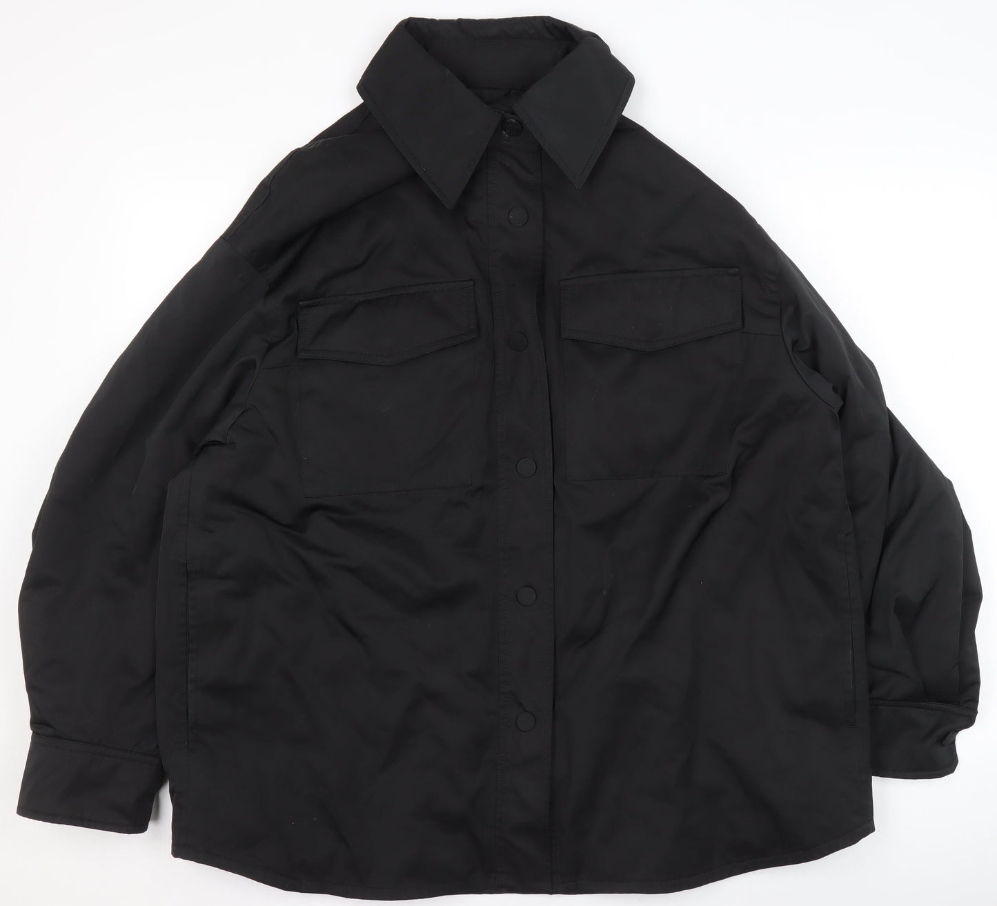 & Other Stories Men's Black L Basic Jacket Polyester Workwear