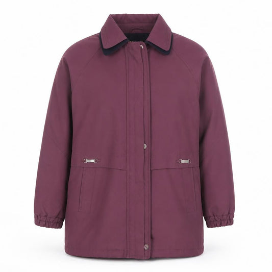 Womens UK Size 18 London Paris New York Purple Parka Coat