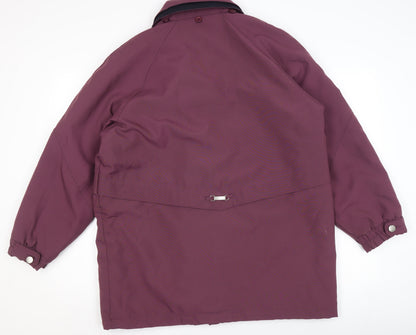 Womens UK Size 18 London Paris New York Purple Parka Coat
