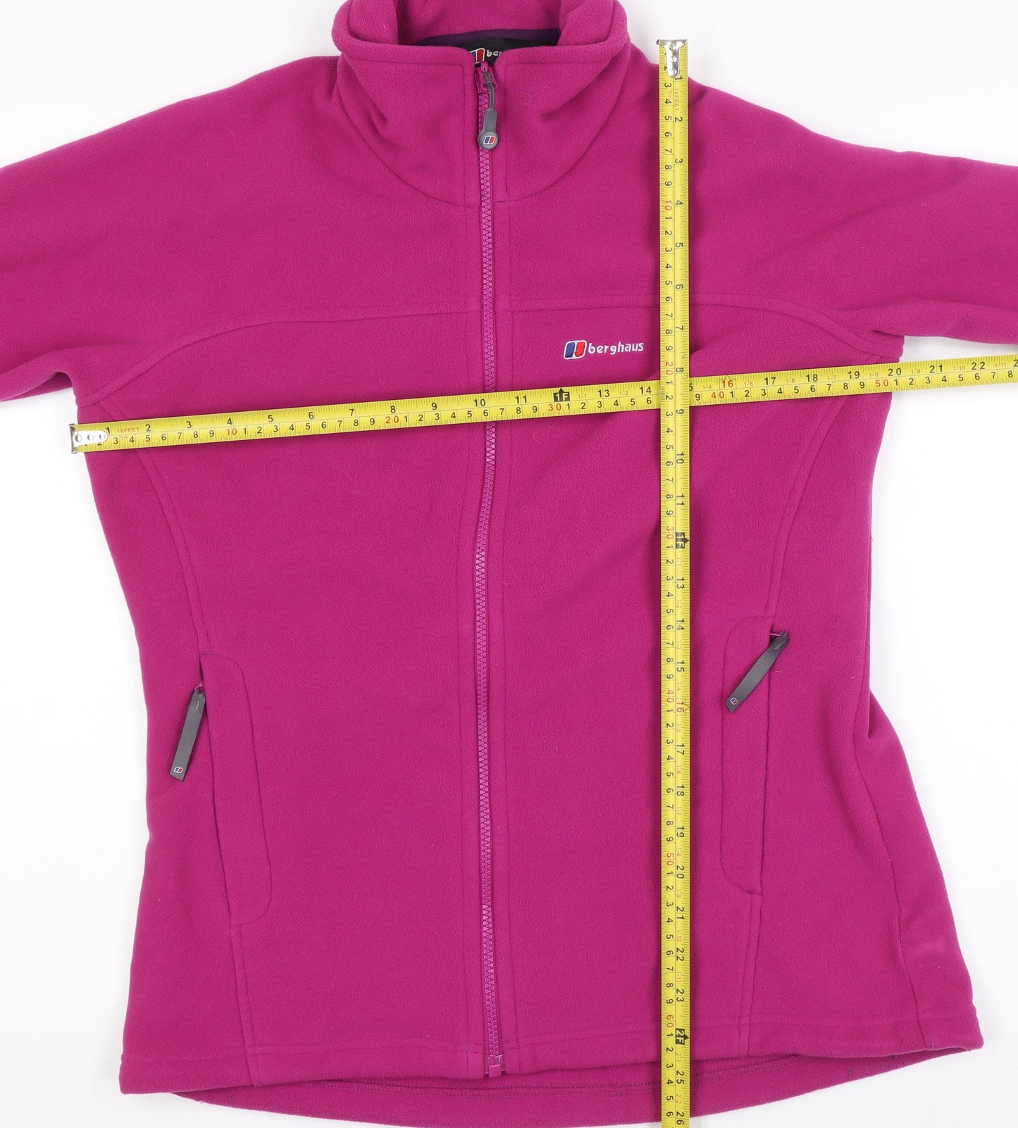 Berghaus Women's Purple Fleece Full Zip Outdoor Jacket Size 12