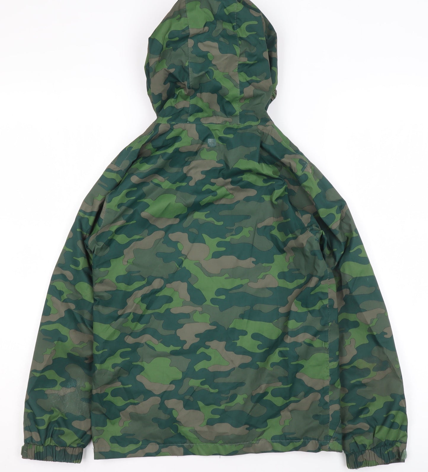 Boys UK Size 9-10 Years Mountain Warehouse Green Rain Coat