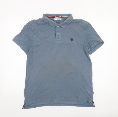 Mens UK Size L U.S. Polo Assn. 100% Cotton Polo Shirt