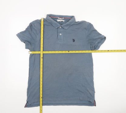Mens UK Size L U.S. Polo Assn. 100% Cotton Polo Shirt