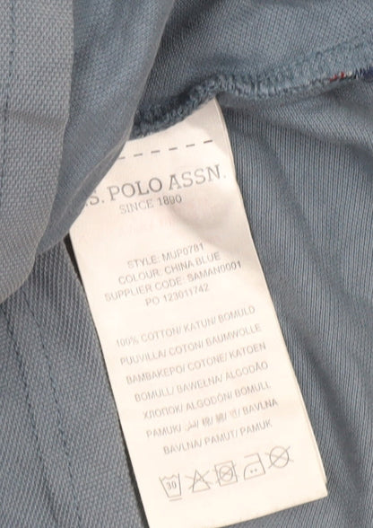 Mens UK Size L U.S. Polo Assn. 100% Cotton Polo Shirt