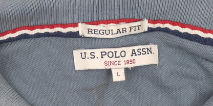 Mens UK Size L U.S. Polo Assn. 100% Cotton Polo Shirt
