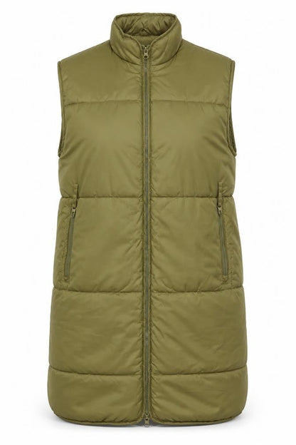 Womens UK Size 12 H&M Green Puffer Jacket