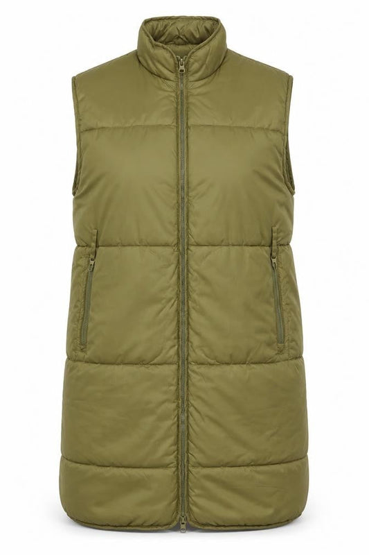Womens UK Size 12 H&M Green Puffer Jacket