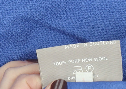 Womens UK Size 7 Pitlochry Blue Basic Jacket