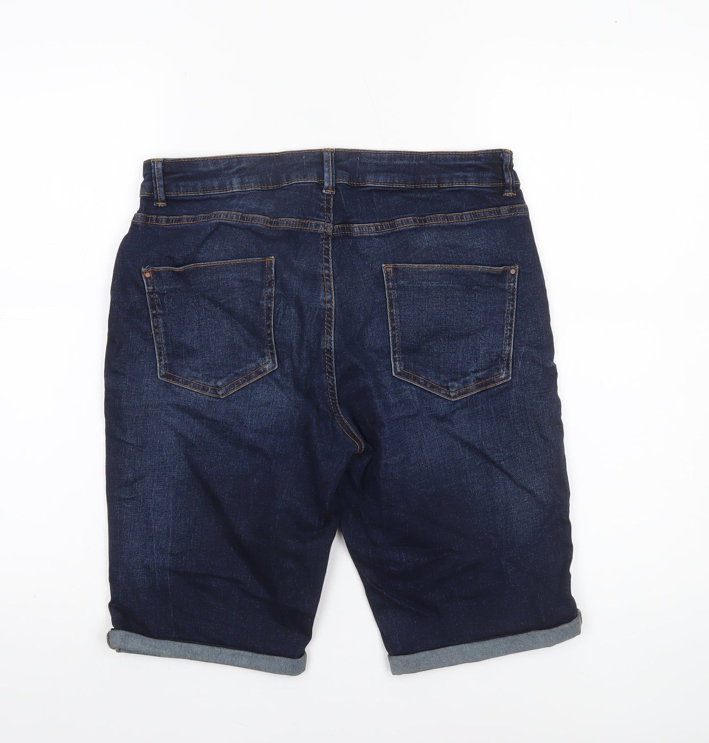 Dorothy Perkins Women’s Blue Denim Bermuda Shorts Size 12