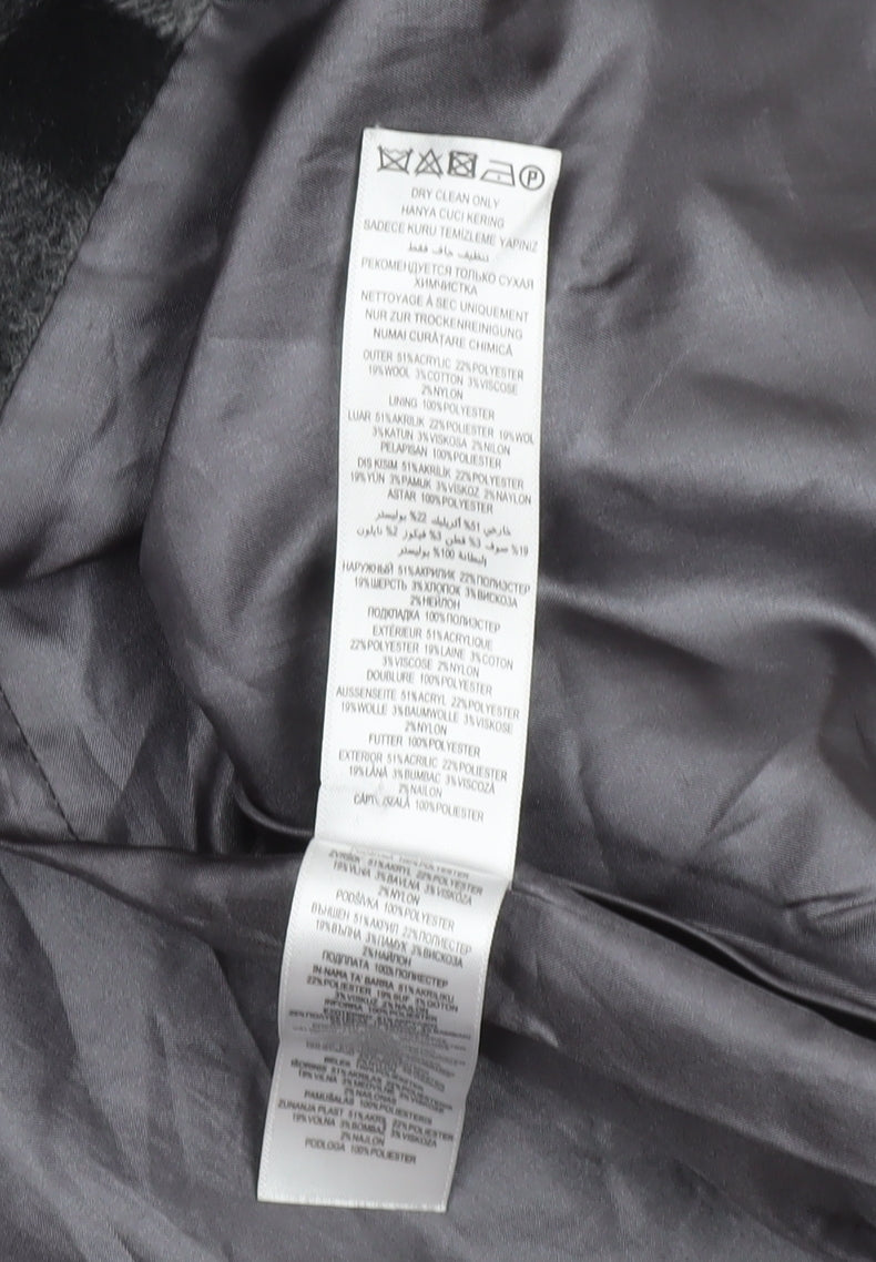 Womens UK Size 10 Principles by Ben de Lisi Grey Overcoat